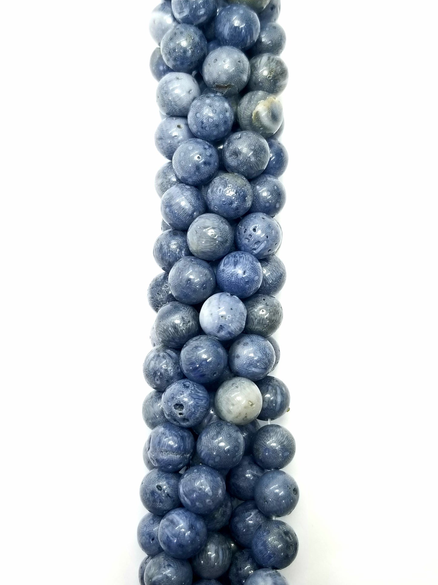 Blue Coral (Round)(Smooth)(16"Strand)