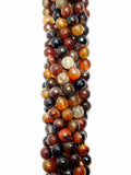Brazilian Agate (Round)(Faceted)(16"Strand)