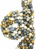 Dendritic Opal (Round)(Smooth)(16"Strand)