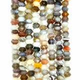 Botswana Agate (Rondelle)(Faceted)(16"Strand)