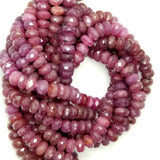 Ruby (Rondelle)(Faceted)(17"Strand)