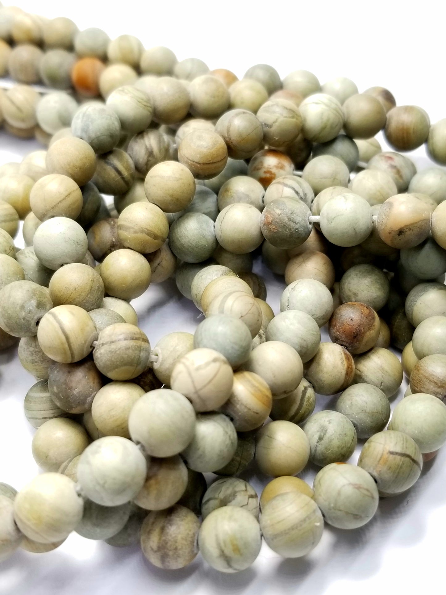 Butterstone (Round)(Matte)(16"Strand)