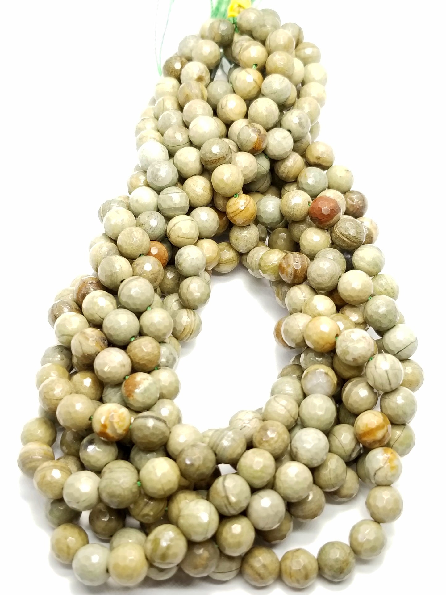 Butterstone (Round)(Faceted)(16"Strand)
