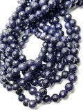 Blue Goldstone (Round)(Faceted)(16"Strand)