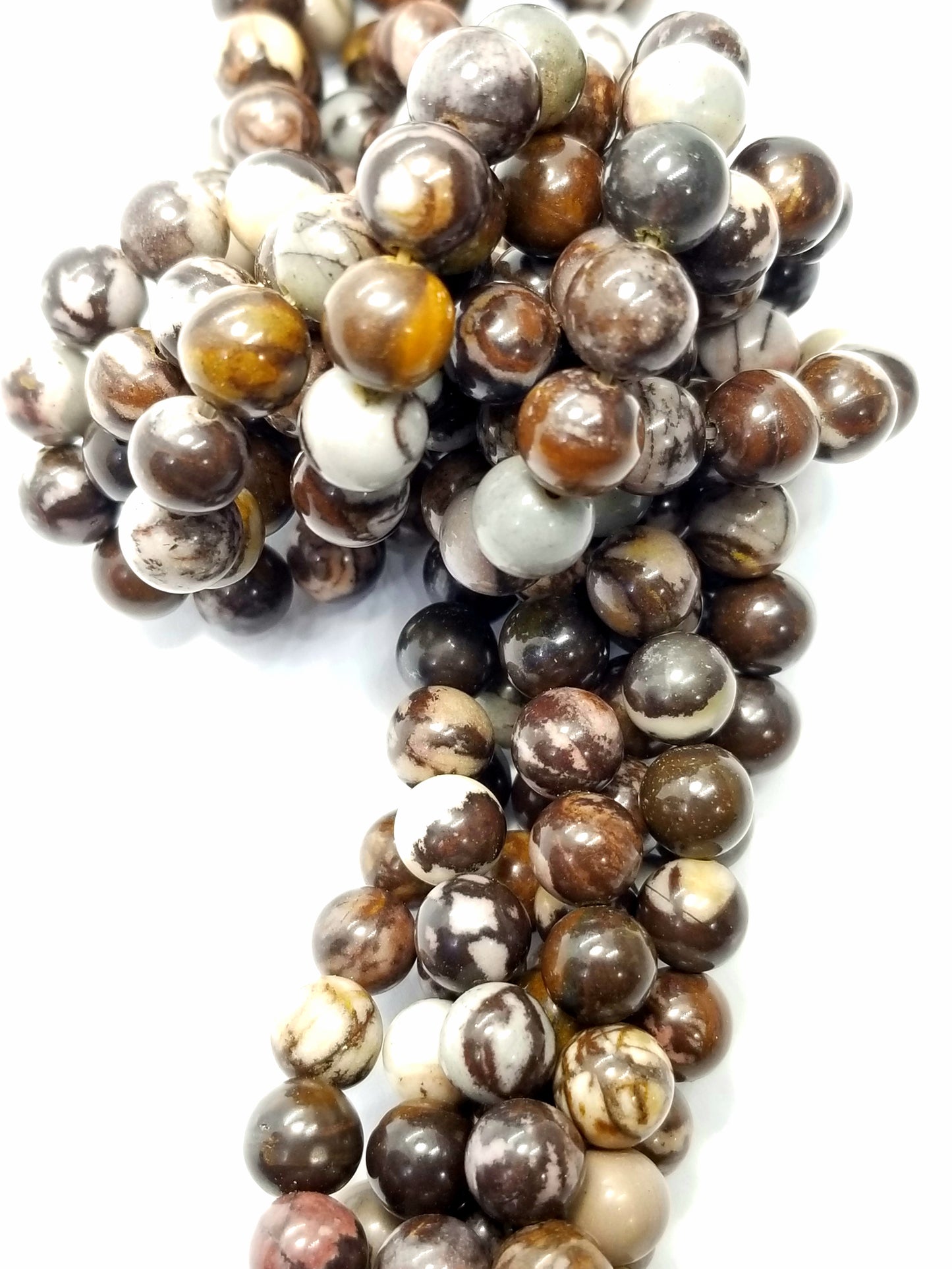 Outback Jasper (Round)(Smooth)(16"Strand)