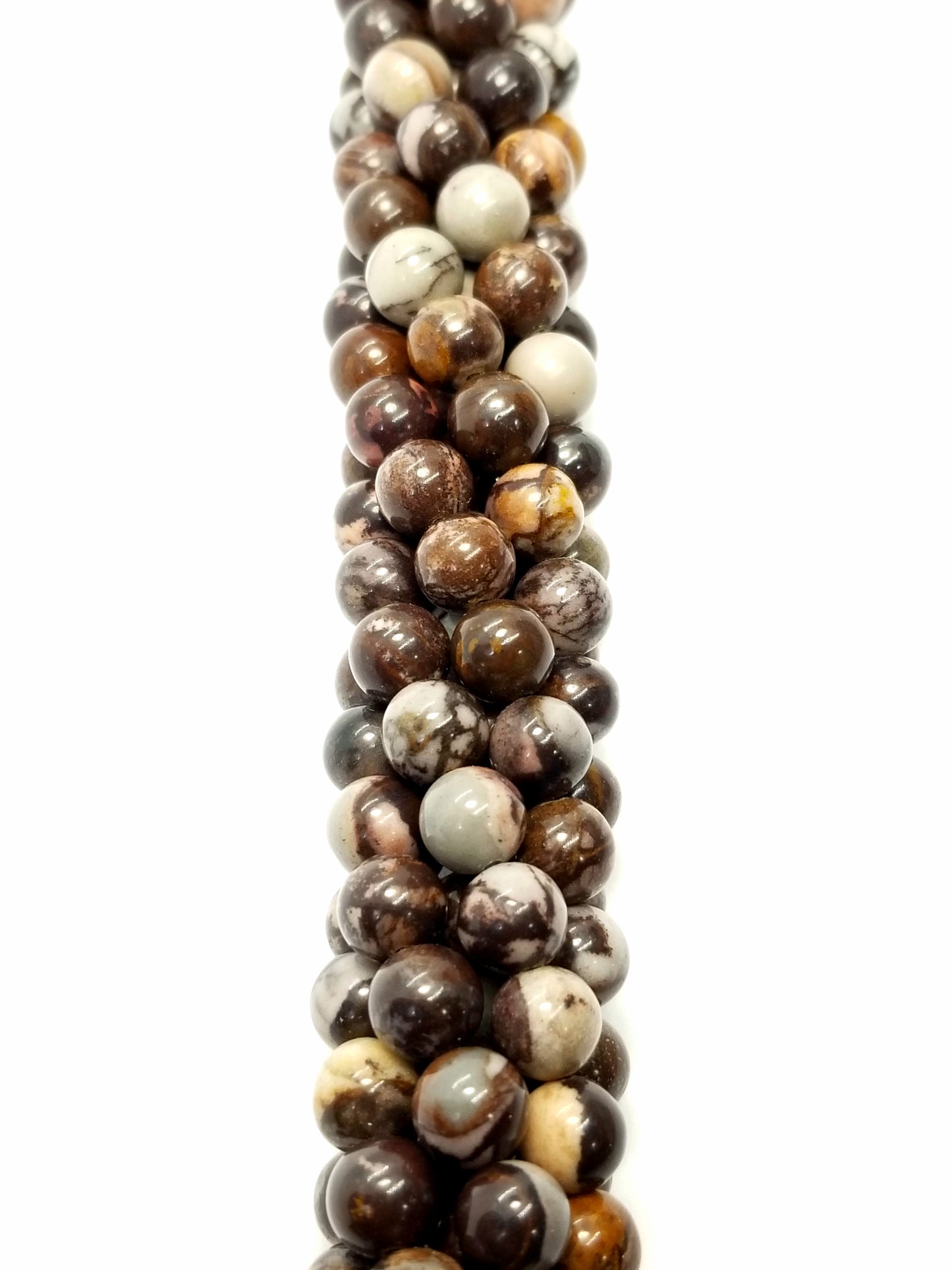 Outback Jasper (Round)(Smooth)(16"Strand)