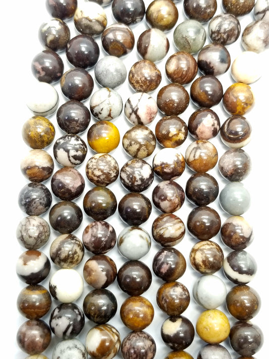 Outback Jasper (Round)(Smooth)(16"Strand)