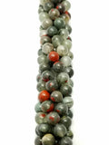 Indian Blood Agate (Round)(Smooth)(16"Strand)