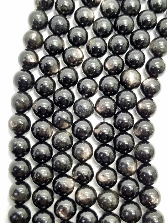 Hypersthene (Round)(Smooth)(16"Strand)