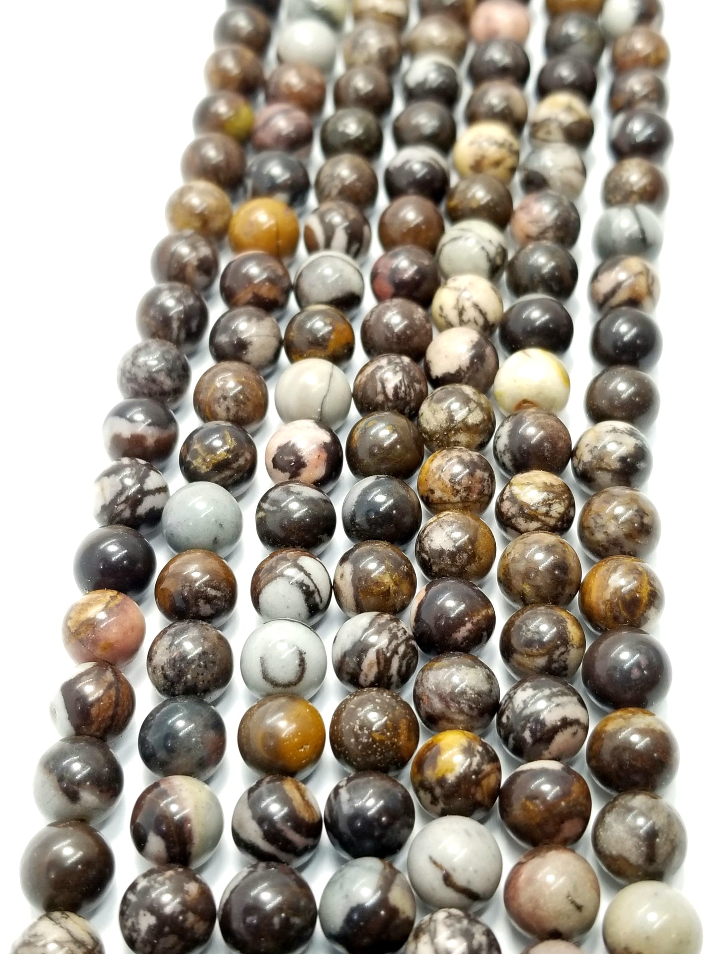 Outback Jasper (Round)(Smooth)(16"Strand)