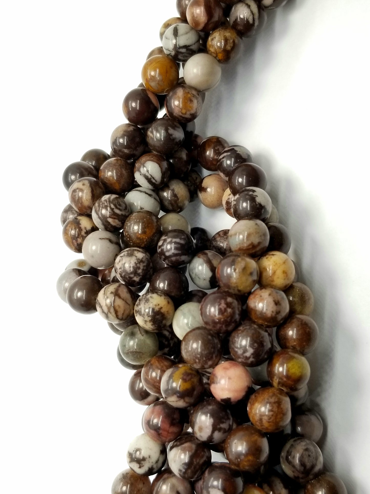 Outback Jasper (Round)(Smooth)(16"Strand)