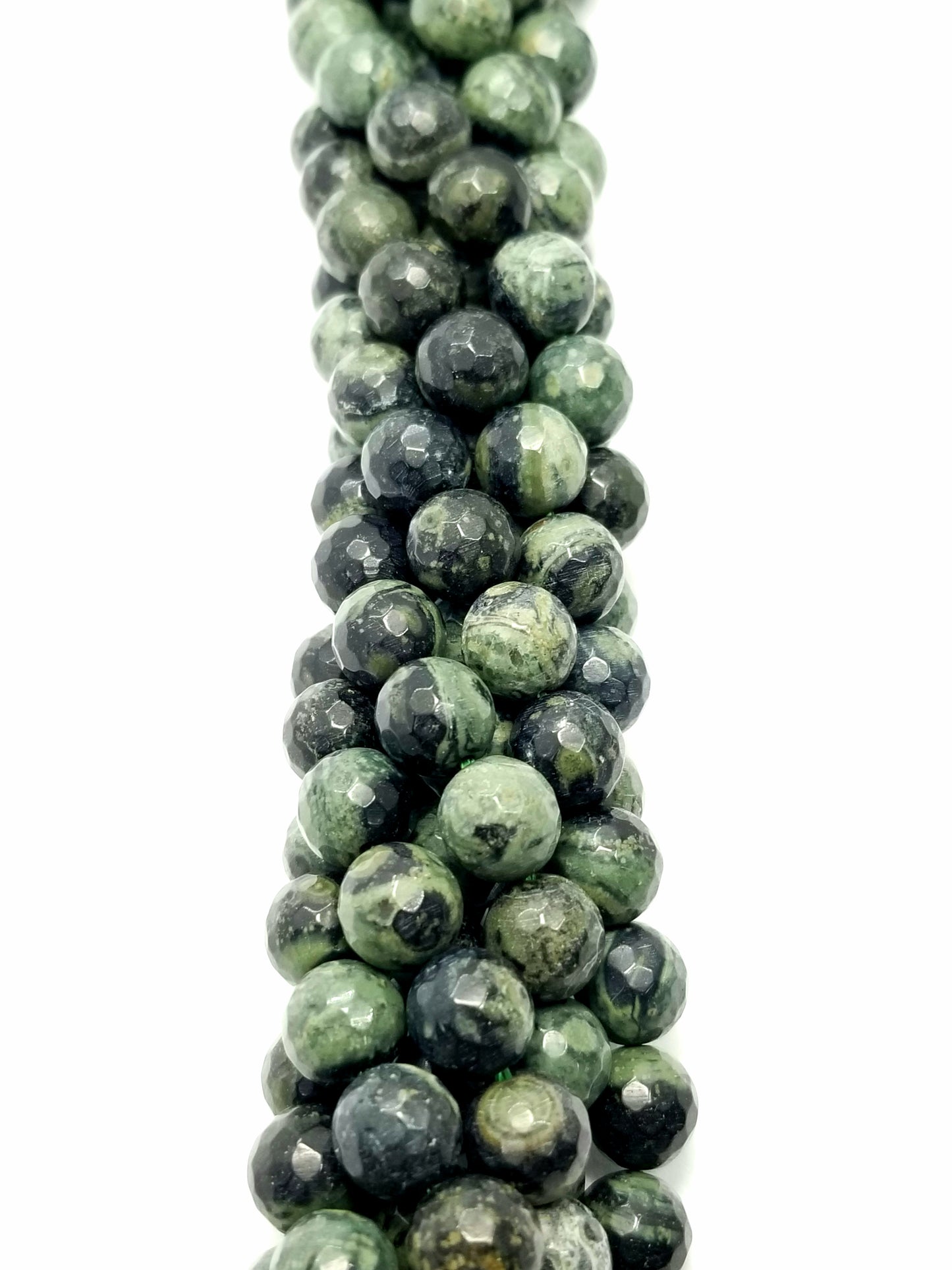 Kambaba Jasper (Round)(Faceted)(16"Strand)