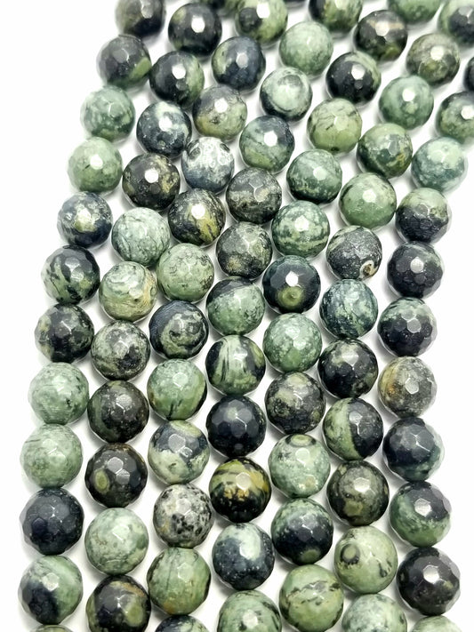 Kambaba Jasper (Round)(Faceted)(16"Strand)