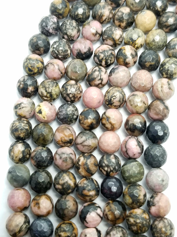 Rhodonite (Round)(Faceted)(16