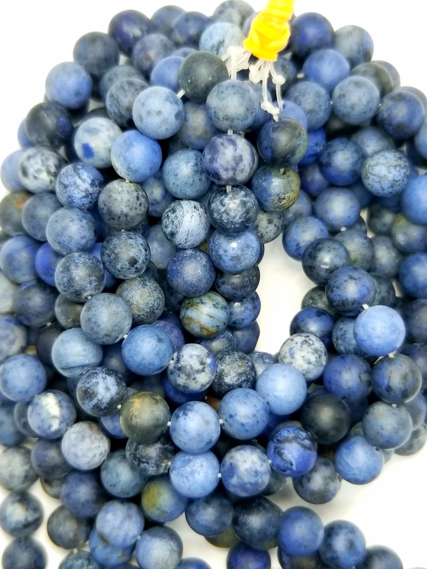 Dumortierite (Round)(Matte)(16"Strand)