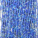 Lapis Lazuli Micro Faceted 3mm 4mm