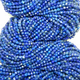 Lapis Lazuli Micro Faceted 3mm 4mm