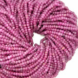 Ruby (Rondelle)(Micro)(Faceted)(3x4mm)(15.5Strand)