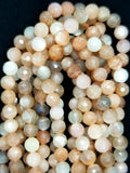 Mix Moonstone (Round)(Faceted)(16"Strand)