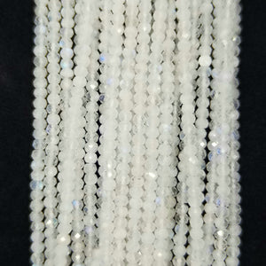 Rainbow Moonstone (Rondelle)(Micro)(Faceted)(3x2mm)(4x3mm)(15.50"Strand)