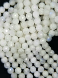 Rainbow Moonstone (Round)(Faceted)(16"Strand)