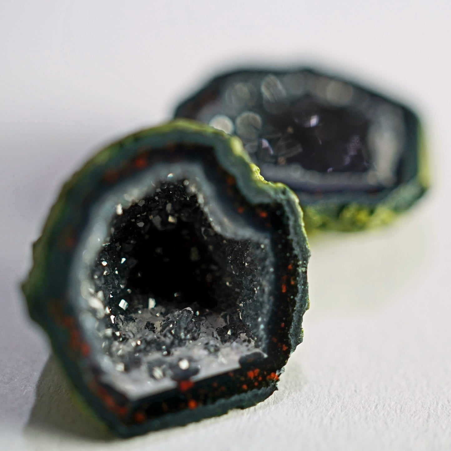 Tabasco Geodes "Midnight" (Small)(Matched Pair)