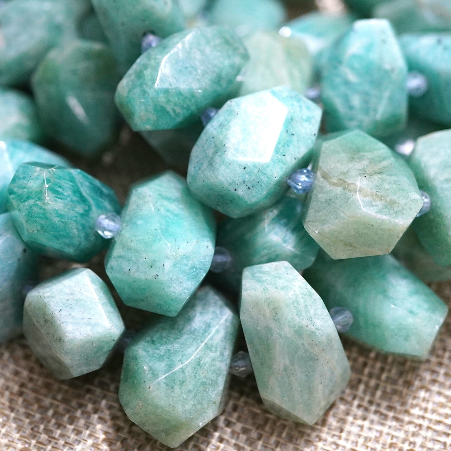 Amazonite (Free Form)(Nuggets)(16"Strand)