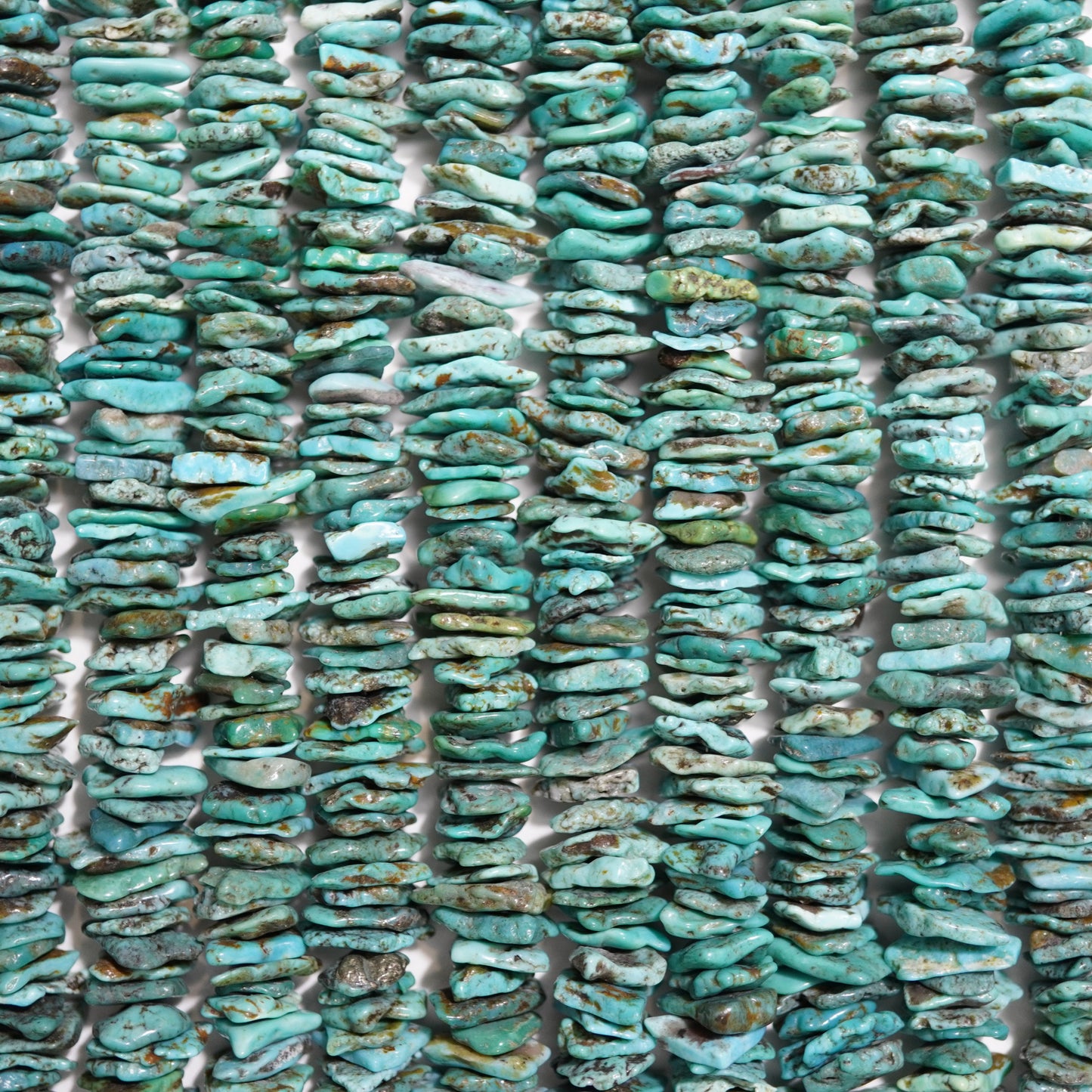 Turquoise (Chips)(Free Form)(16"Strand)