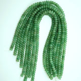 Green Aventurine (Rondelle)(Smooth)(6mm)(8mm)(10mm)(16"Strand)
