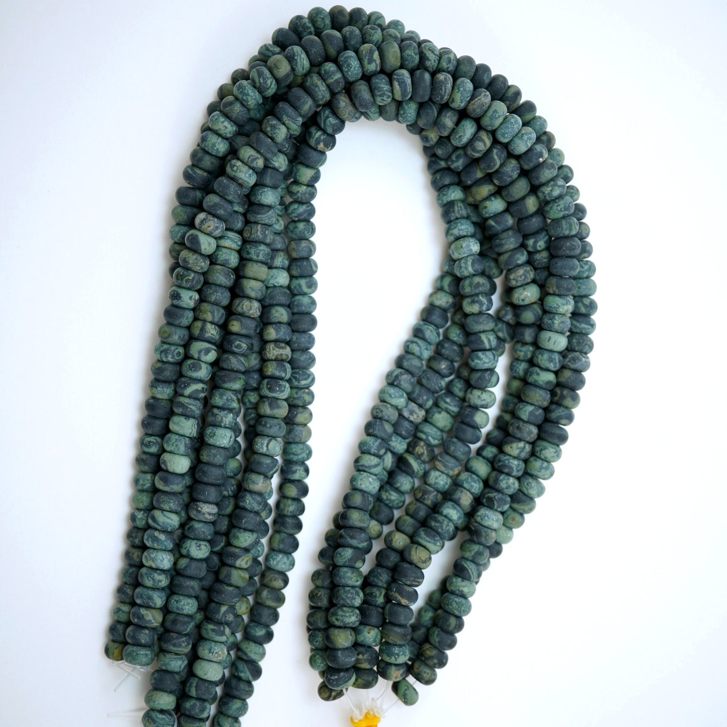 Kambaba Jasper (Rondelle)(Matte)(10mm)(16"Strand)