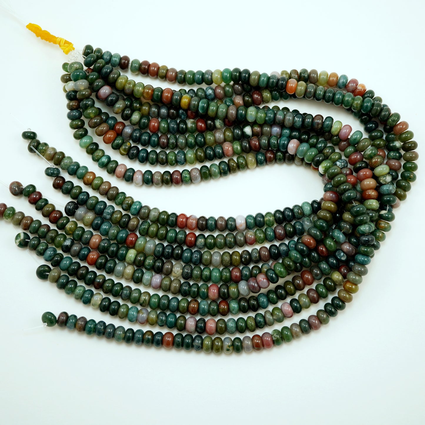 Fancy Jasper (Rondelle)(Smooth)(6mm)(8mm)(10mm)(16"Strand)