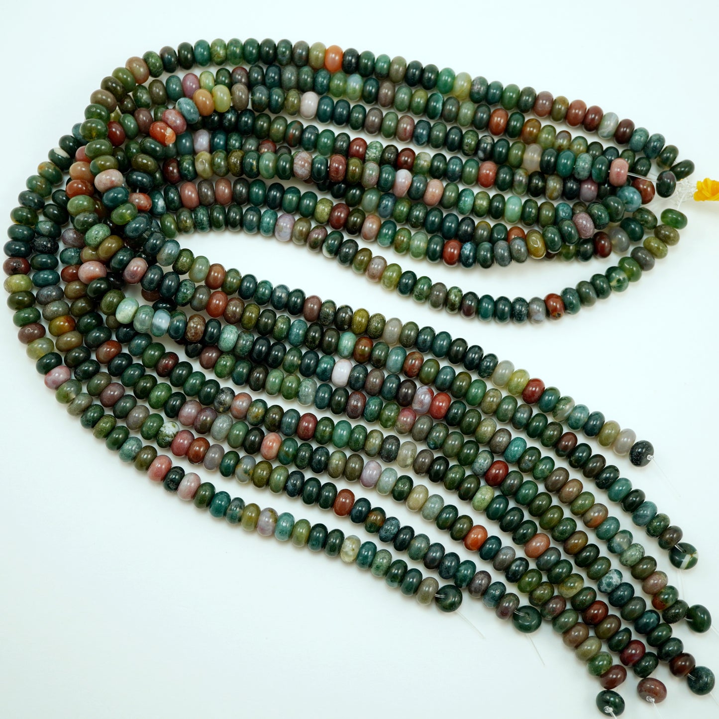 Fancy Jasper (Rondelle)(Smooth)(6mm)(8mm)(10mm)(16"Strand)