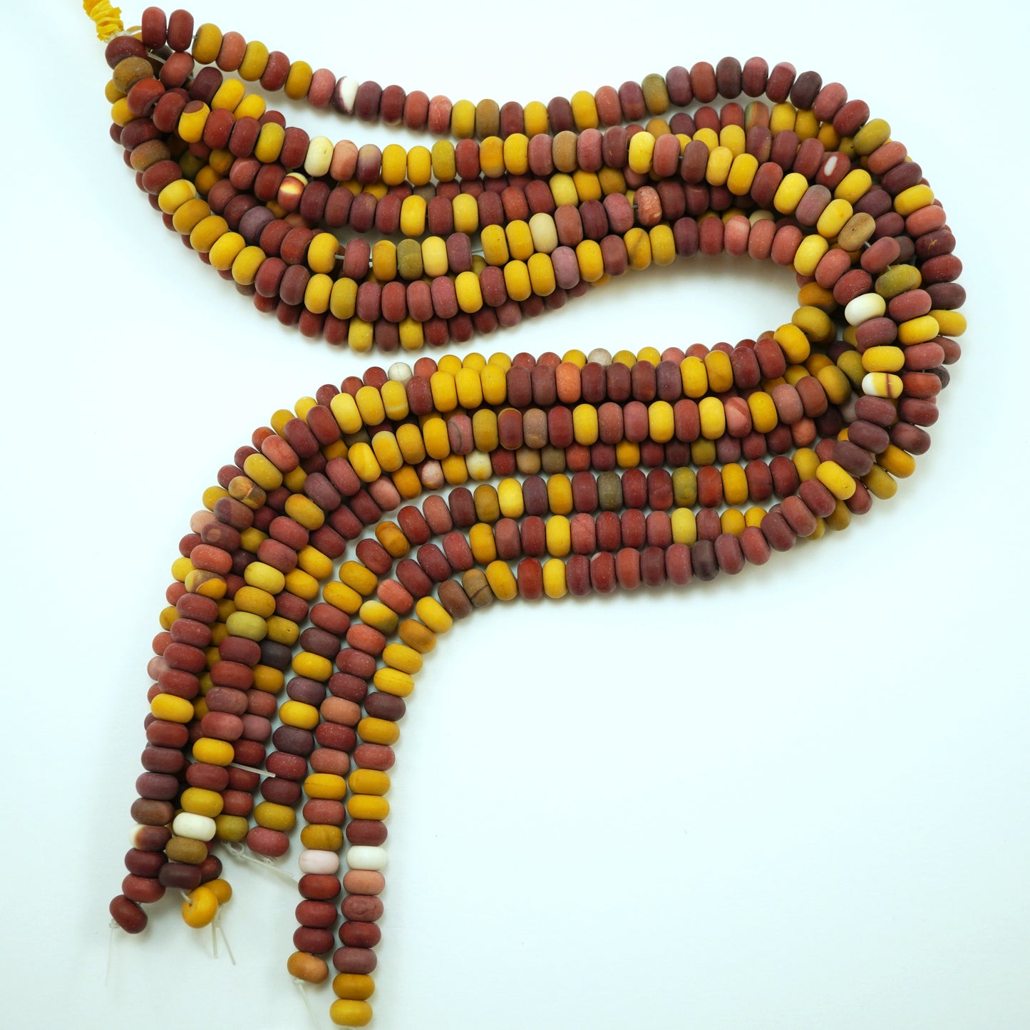 Mookaite (Rondelle)(Matte)(6mm)(8mm)(16"Strand)