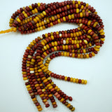 Mookaite (Rondelle)(Smooth)(6mm)(8mm)(16"Strand)