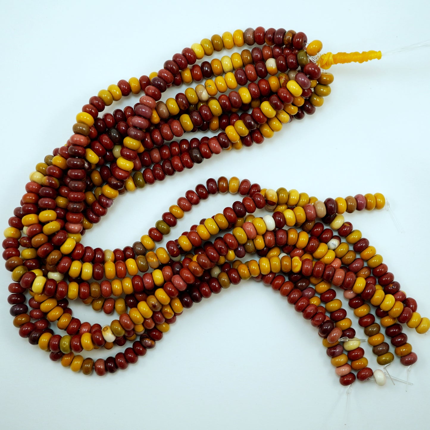 Mookaite (Rondelle)(Smooth)(6mm)(8mm)(16"Strand)