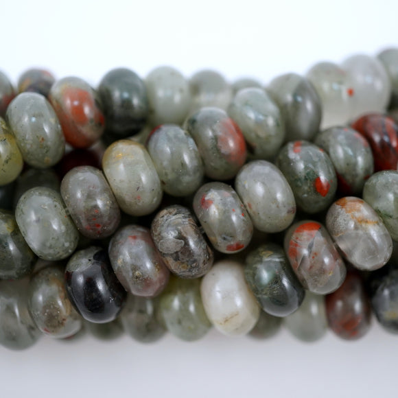 Indian Blood Agate (Rondelle)(Smooth)(6mm)(8mm)(10mm)(16