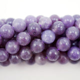 Lepidolite (Round)(Smooth)(4mm)(6mm)(8mm)(10mm)(16"Strand)