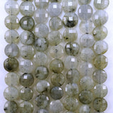 Labradorite (Coin)(Micro)(Faceted)(6×4mm)(15"Strand)