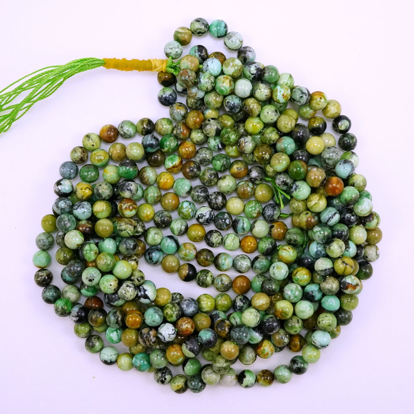 Variscite (Round)(Smooth)(6mm)(8mm)(10mm)(16"Strand)