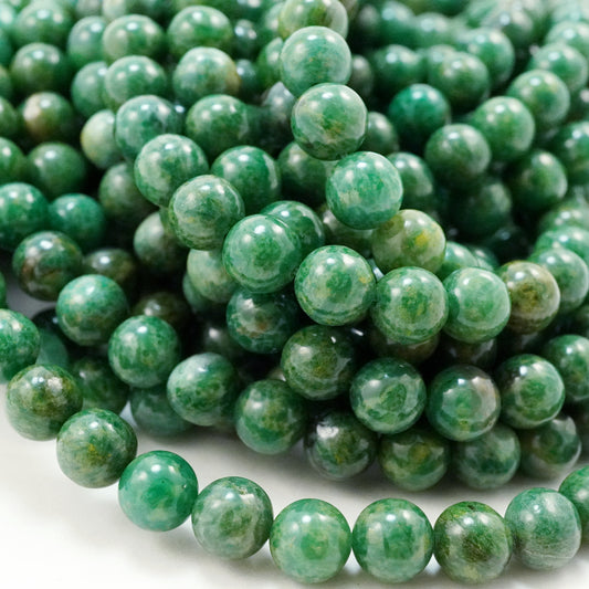 African Jade (Round)(Smooth)(4mm)(6mm)(8mm)(10mm)(16"Strand)