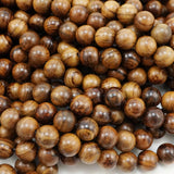 Robles Wood (Round)(Smooth)(6mm)(8mm)(10mm)(12mm)(16"Strand)