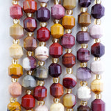 Mookaite (Barrel)(Faceted)(6x5mm)(16"Strand)