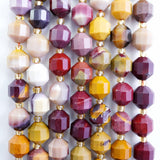 Mookaite (Barrel)(Faceted)(8x7mm)(16"Strand)