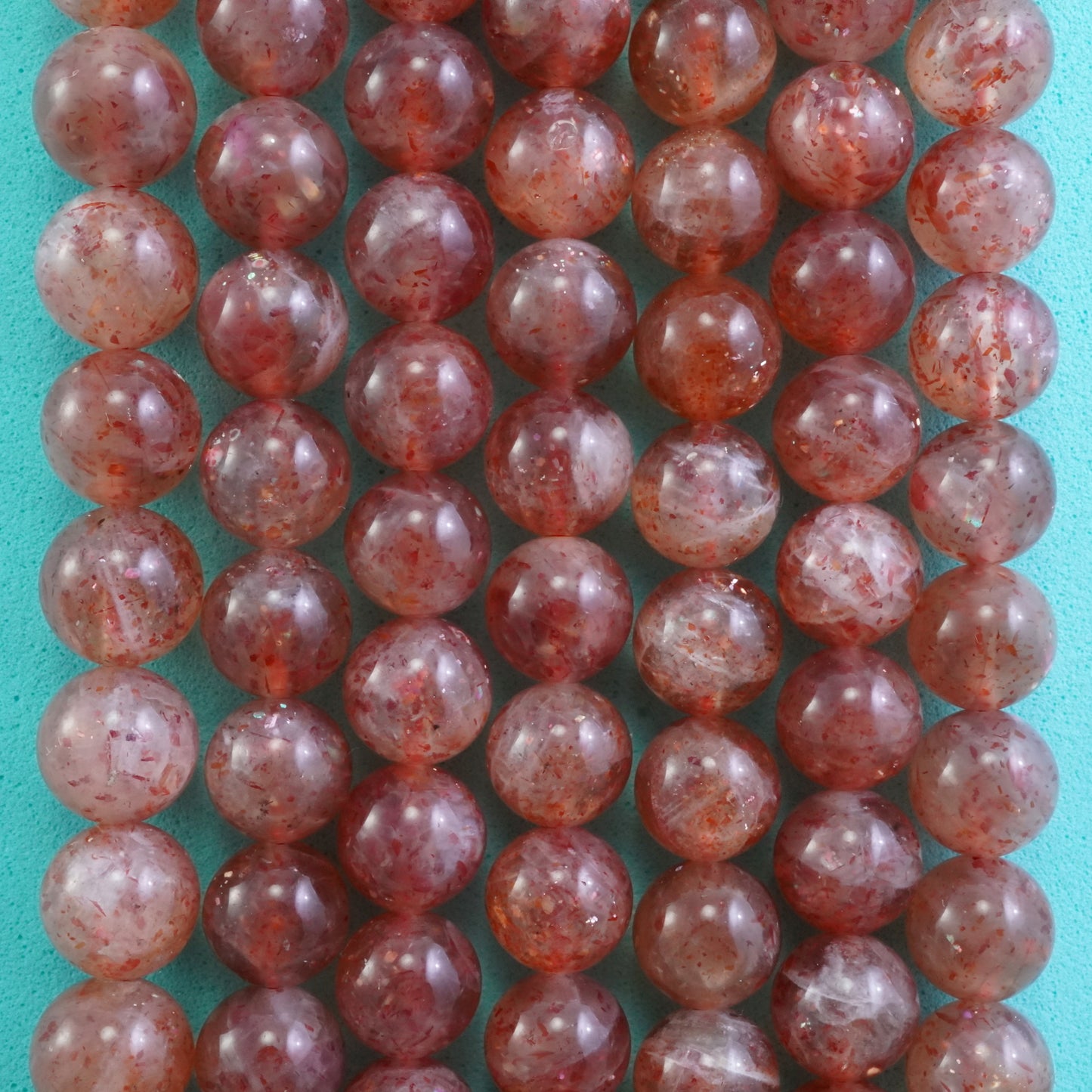 Sunstone (Round)(Smooth)(6mm)(8mm)(10mm)(16"Strand)