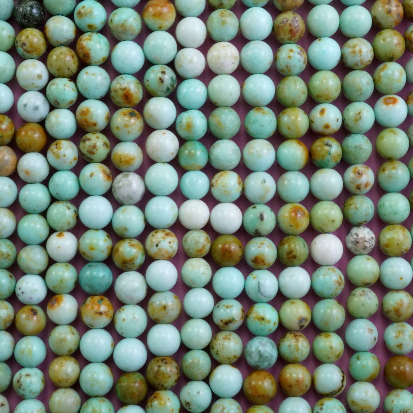 Mongolian Chrysoprase (Round)(Smooth)(6mm)(8mm)(10mm)(16"Strand)