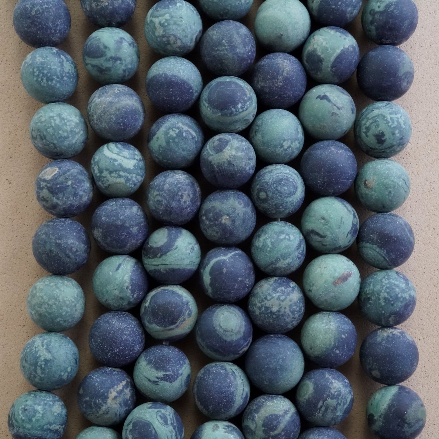 Kambaba Jasper (Round)(Matte)(4mm)(6mm)(8mm)(10mm)(16"Strand)