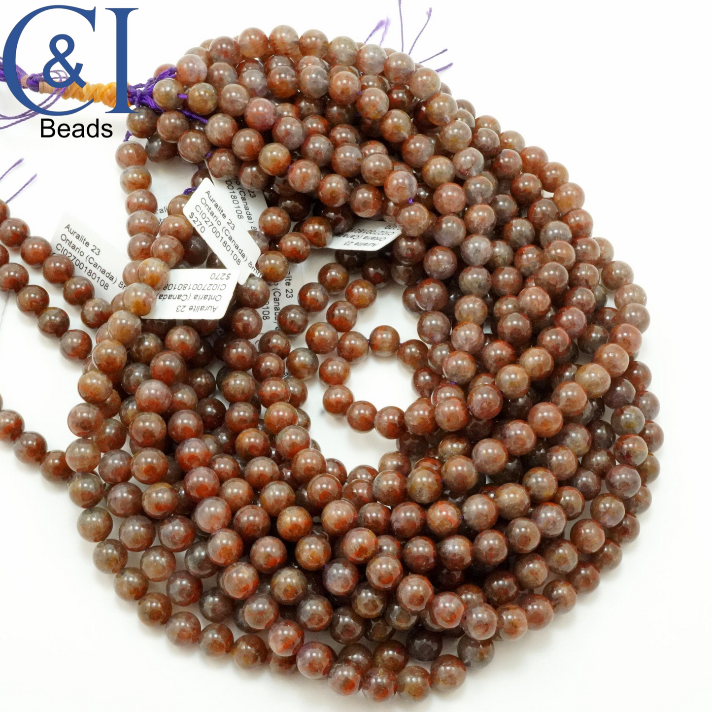 Auralite-23 (Round)(Smooth)(8mm)(10mm)(16"Strand)