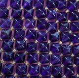Amethyst (Bicone)(Faceted)(8mm)(16"Strand)