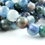 Kyanite (Round)(Smooth)(Blue)(Green)(Grey)(4mm)(6mm)(8mm)(10mm)(16"Strand)
