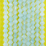 Aquamarine (Bicone)(Micro)(Faceted)(4mm)(15.5"Strand)